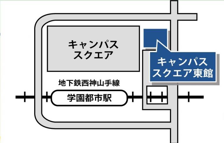 学園都市スマートサポート窓口所在図