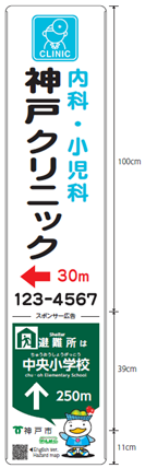 避難所案内看板