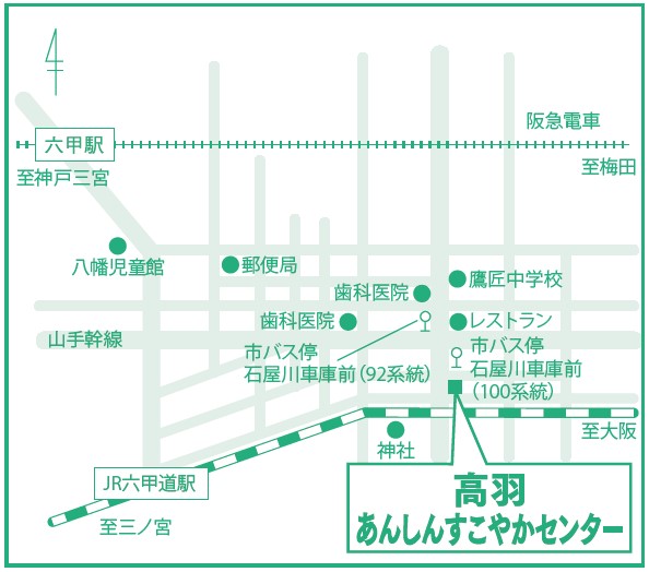 高羽あんしんすこやかセンター地図