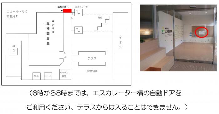 北神図書館返却ポスト