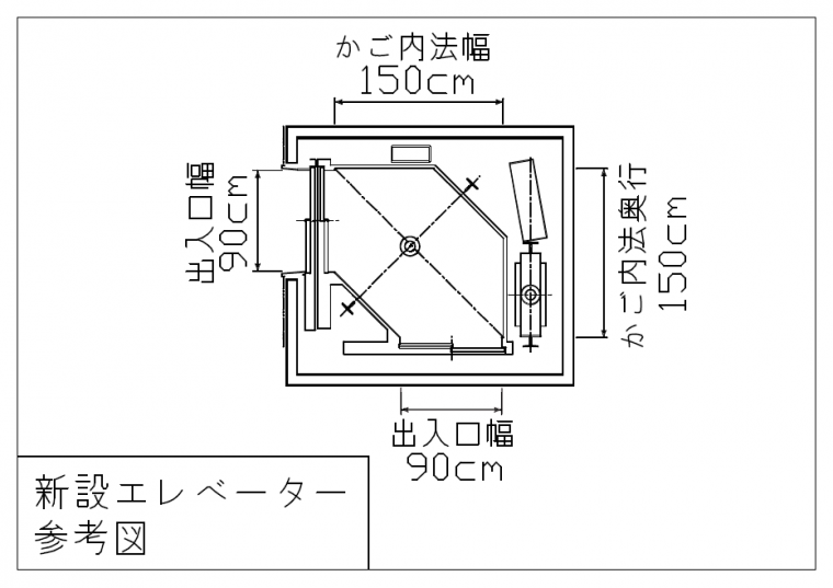 新設エレベーター参考図