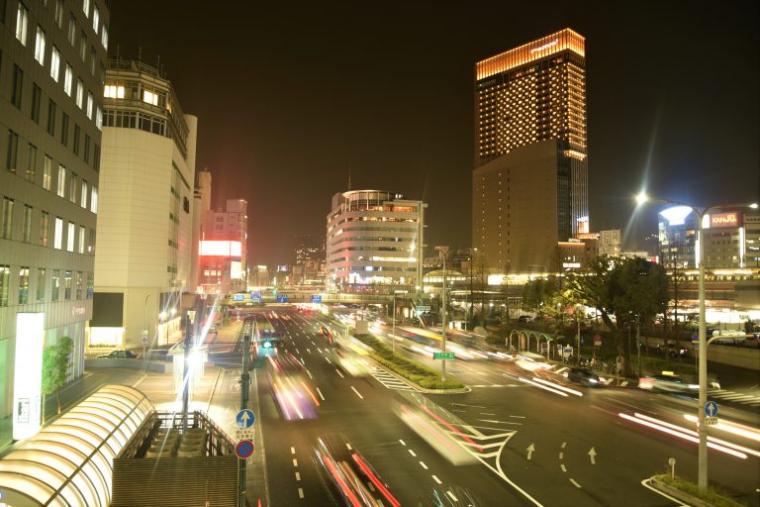 神戸三宮阪急ビルを入れた夜景