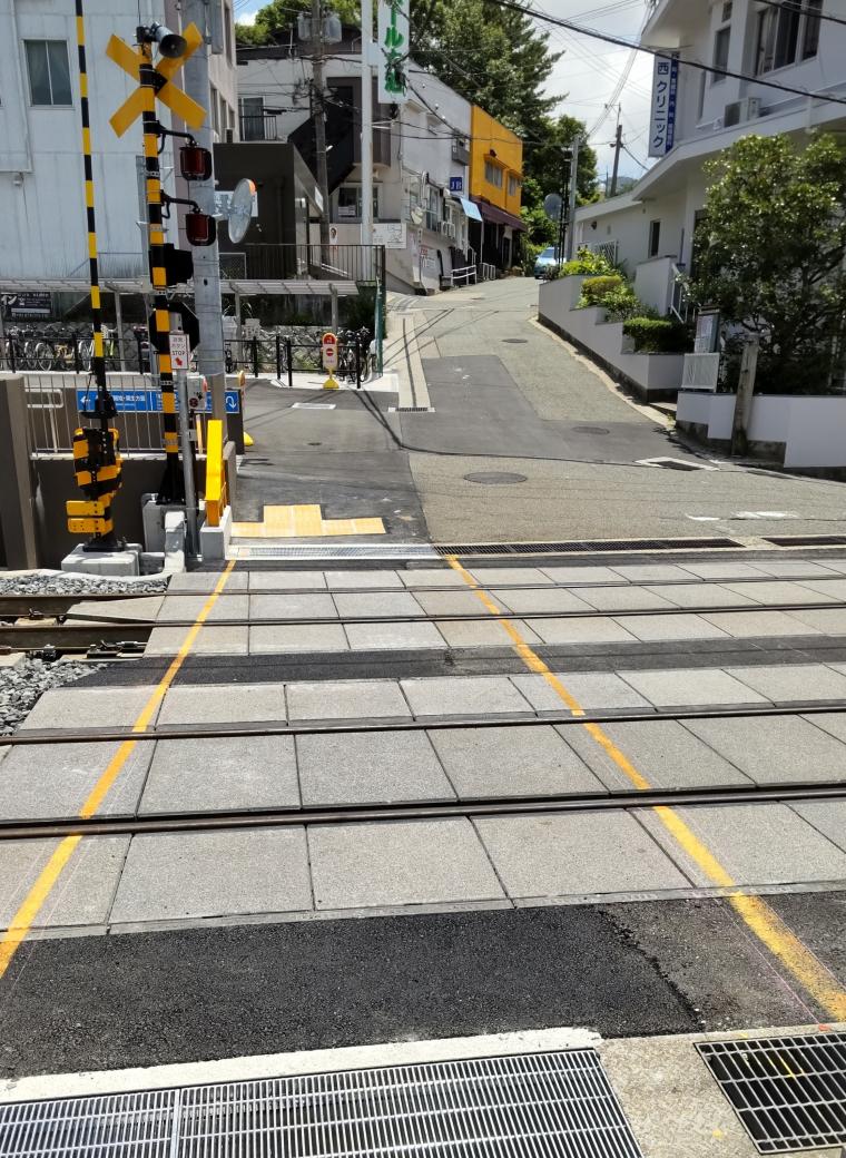 大池駅踏切の画像