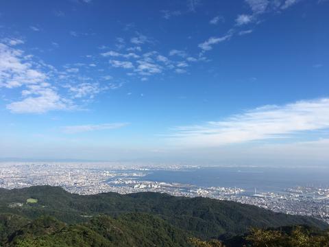 六甲山からの眺望